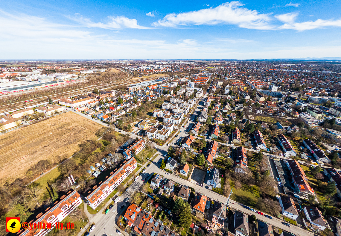 20.02.2023 - der Hachinger Bach zwischen Berg am Laim und Neuperlach